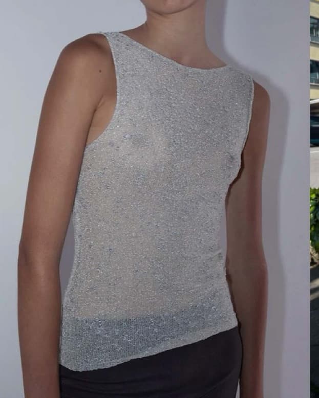 Paloma Wool Haster Top Silver - Image 2