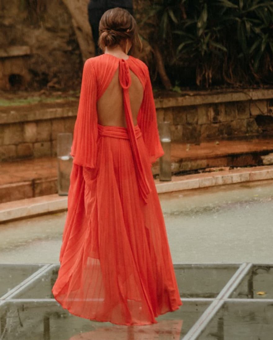 Alexis Laurnea Dress - Burnt Orange - Image 3
