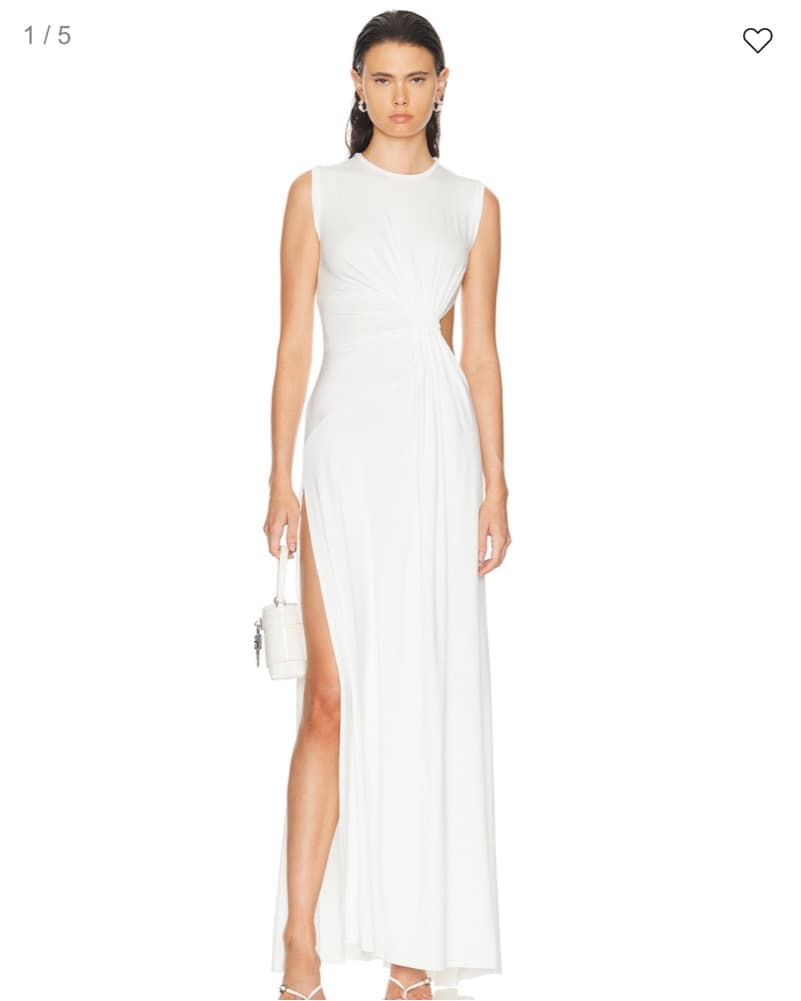 Elegant White Maxi Dress - Image 1