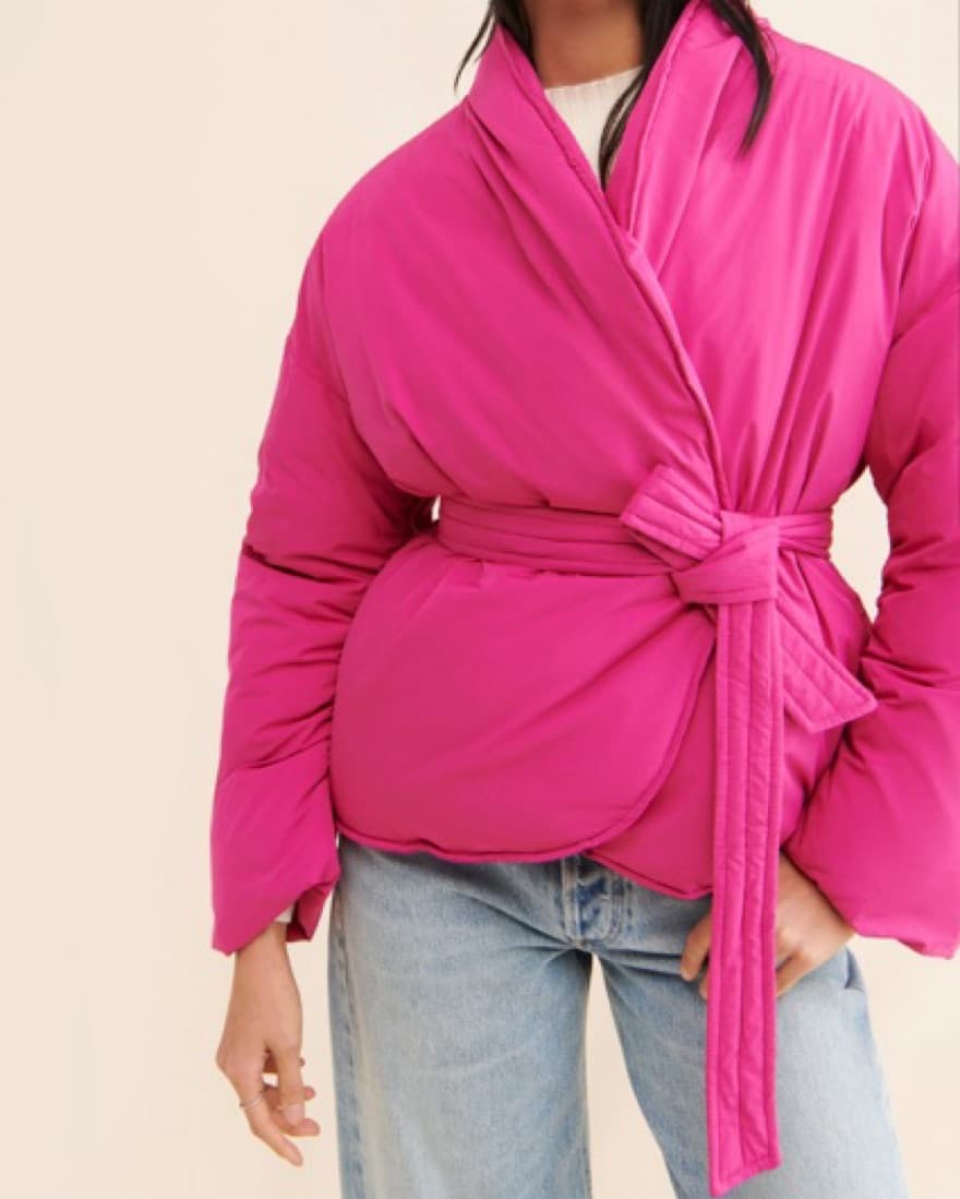 Anthropologie Pink Puffer - Image 1