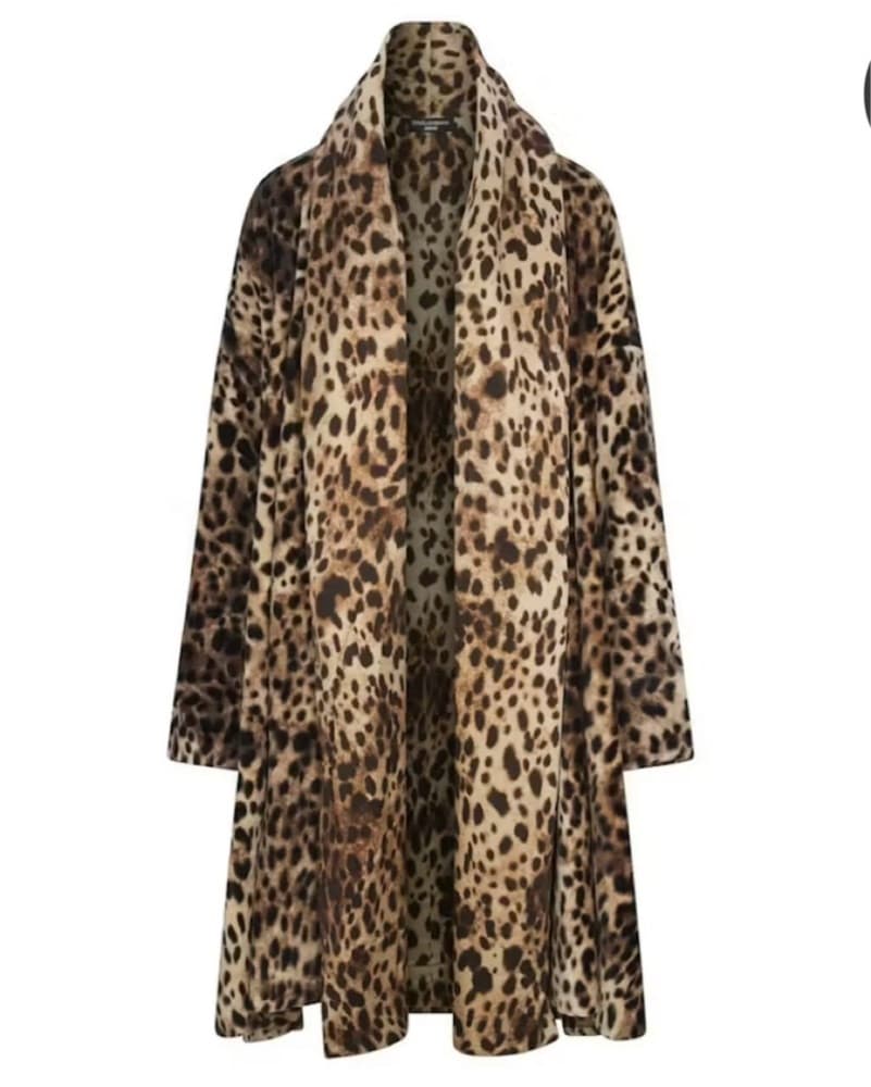 Leopard Print Dolce & Gabbana Skims Midi Dress - Image 4