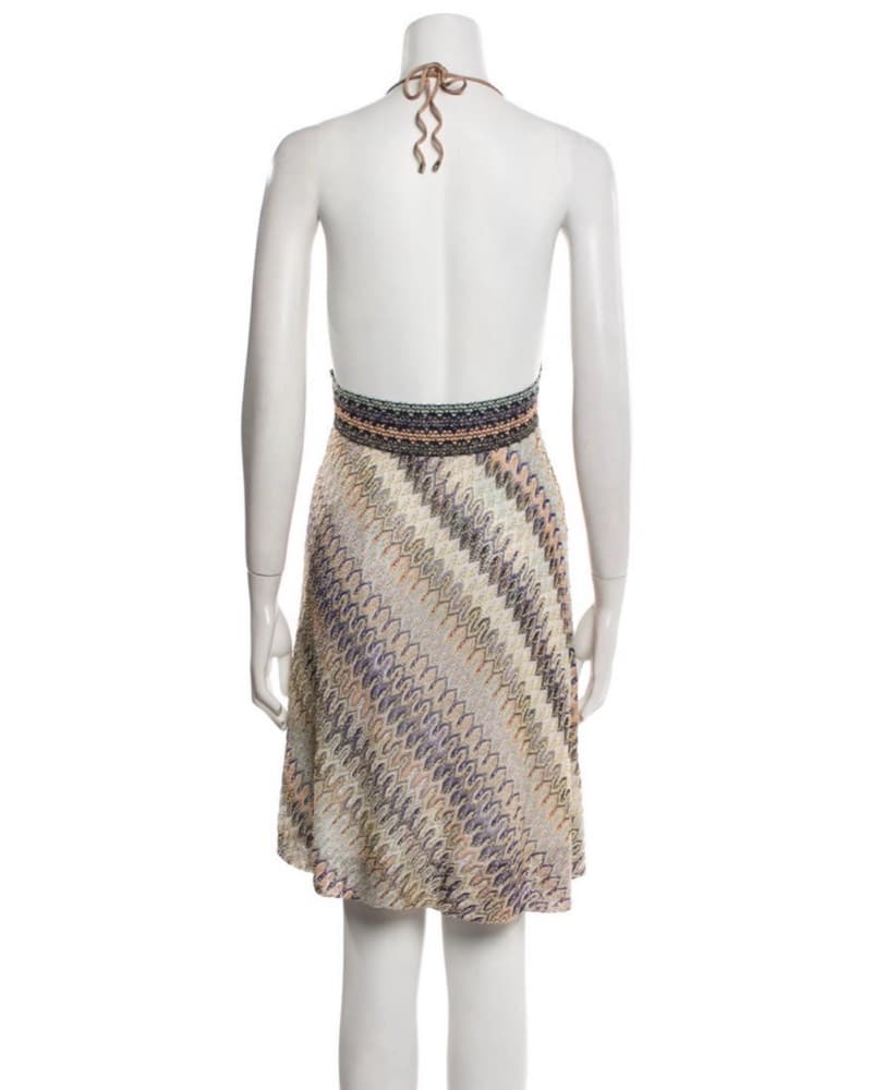 Missoni Sequin Halter Top Dress  - Image 4