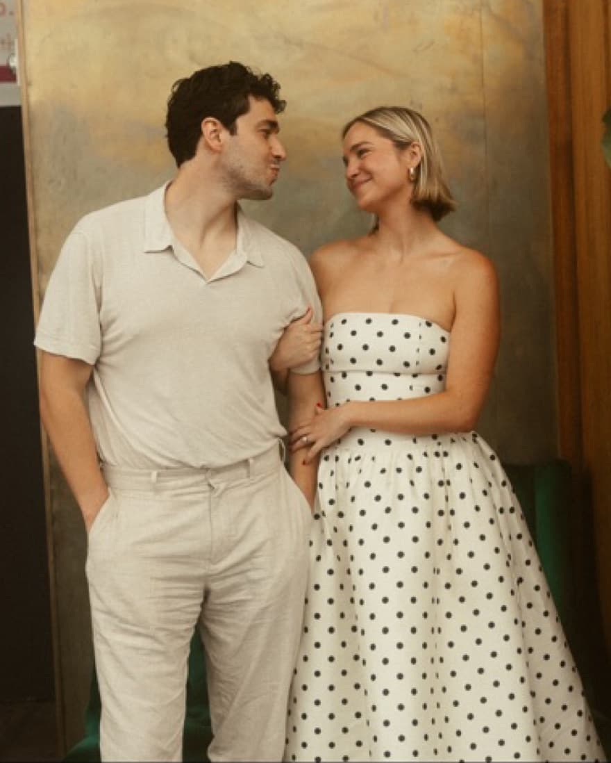 Self-Portrait Polka Dot Midi Dress - Image 3