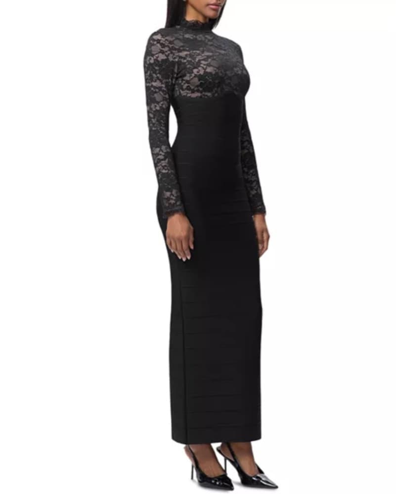 Elegant Lace Evening Gown - Image 3