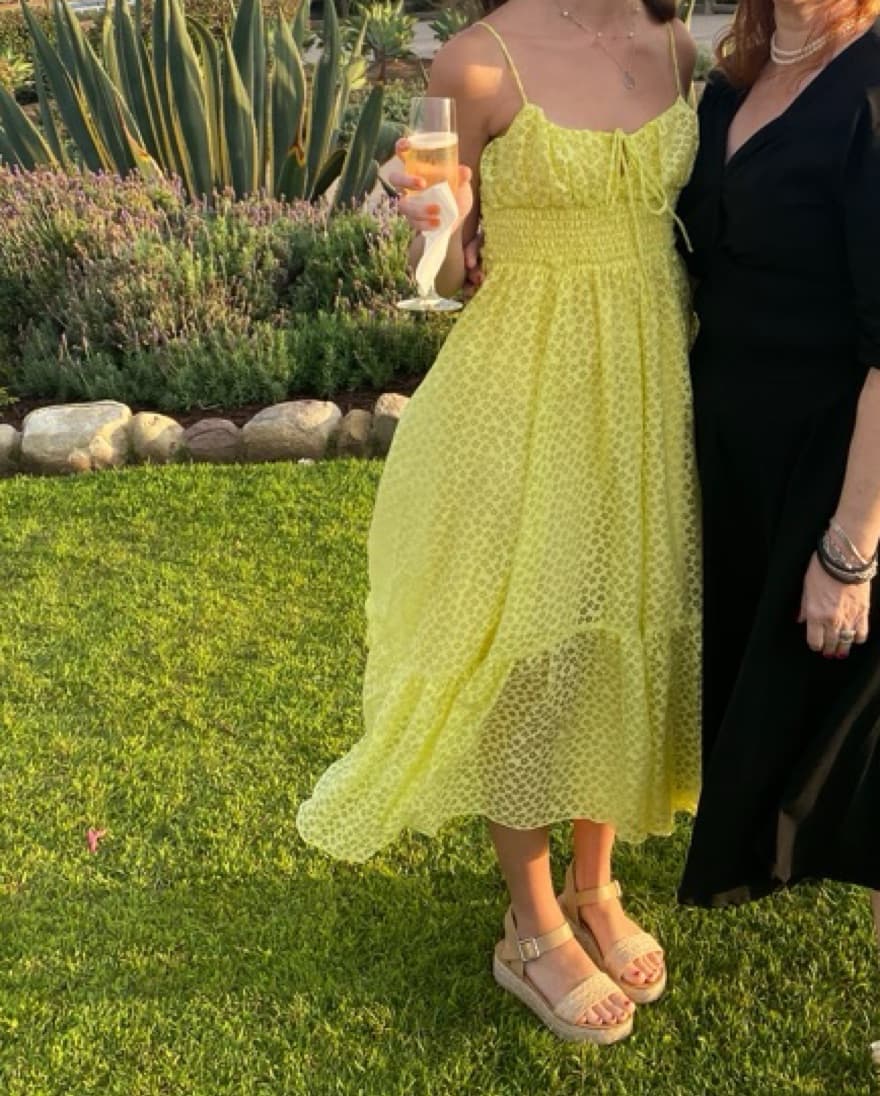 Yellow Urban Outfitters Formal Dress - Image 1