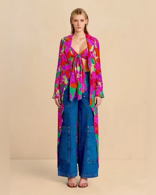 Cult Gaia Rea Tropical Top Reversiable - Image 2