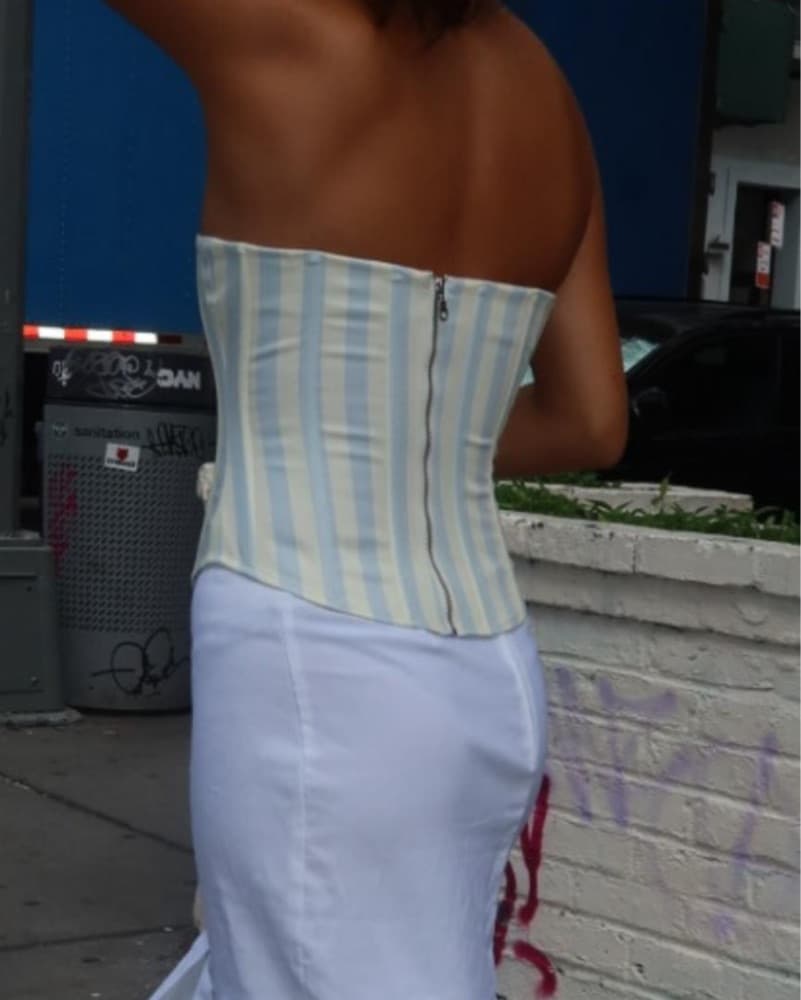 Striped Miaou corset - Image 2