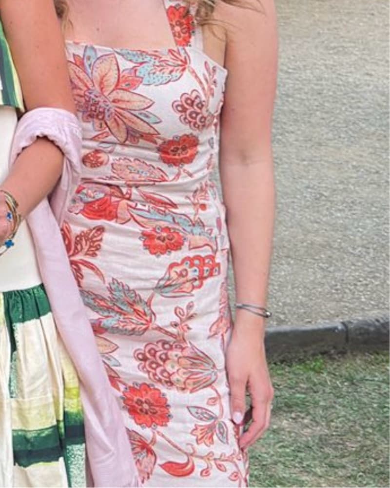 Floral Pattern Sir Dress - Image 6
