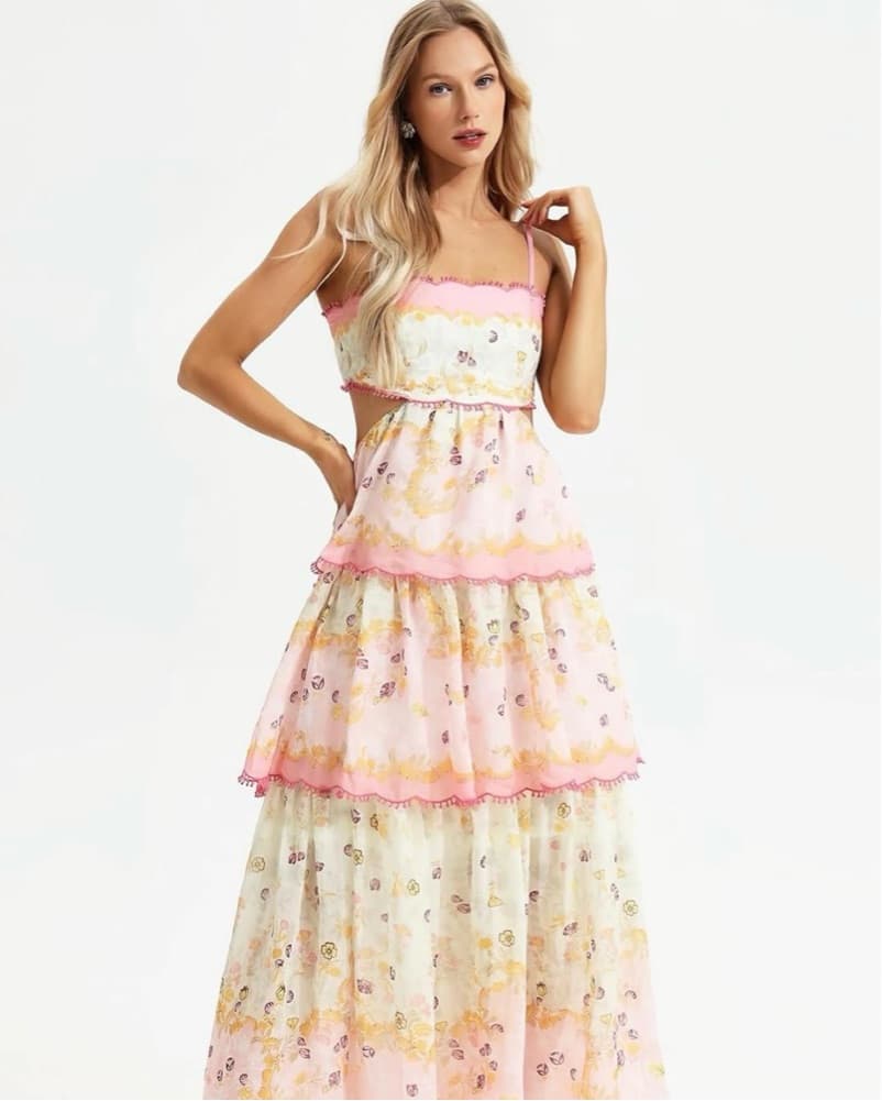 Floral Maxi Dress - Image 1