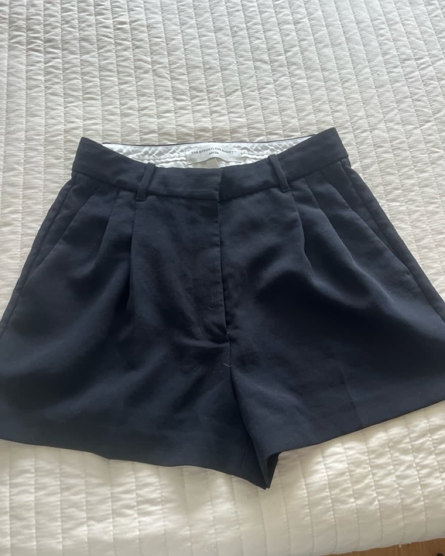 Aritzia Black Trouser Shorts - Image 1
