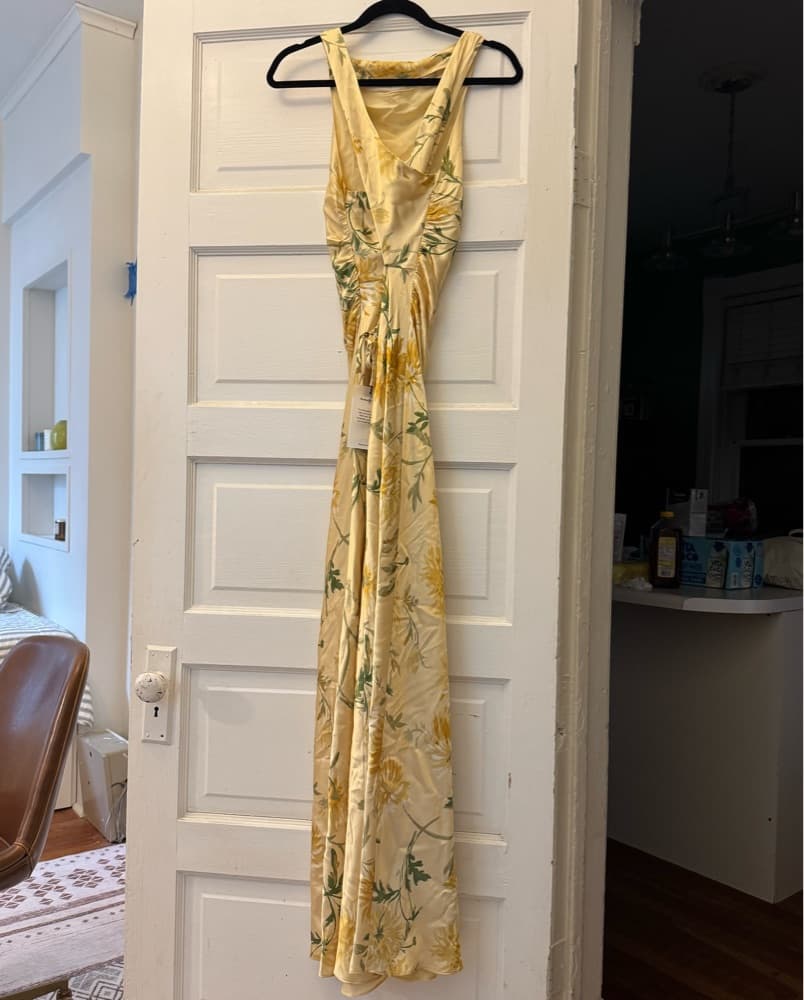 Reformation Anaiis Dress Silk Dress  - Image 5