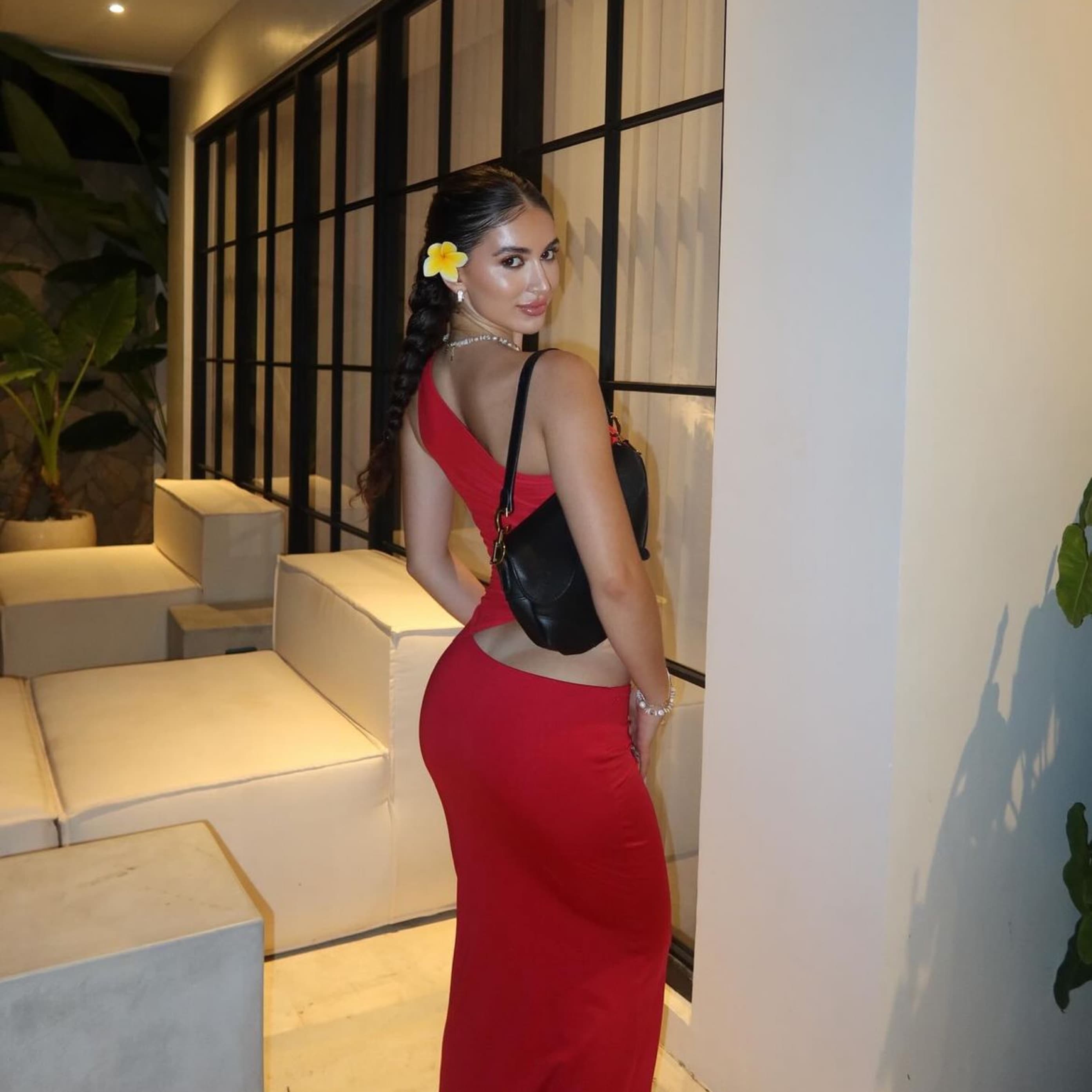 Pepper Mayo Red Dress - Image 2