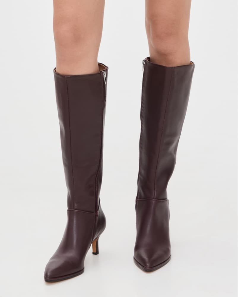 Dolce Vita Knee High Kitten Heel Boots - Image 1