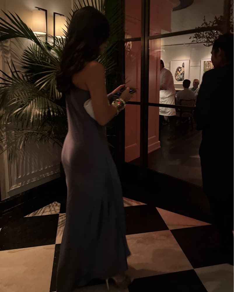 By Malene Birger Blue Assymetric Dress  - Image 4