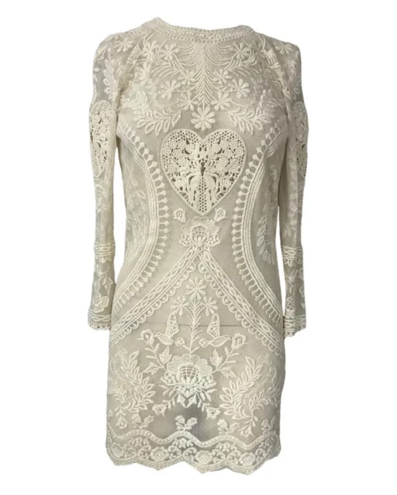 Isabel Marant Lace Mini Dress - Image 4