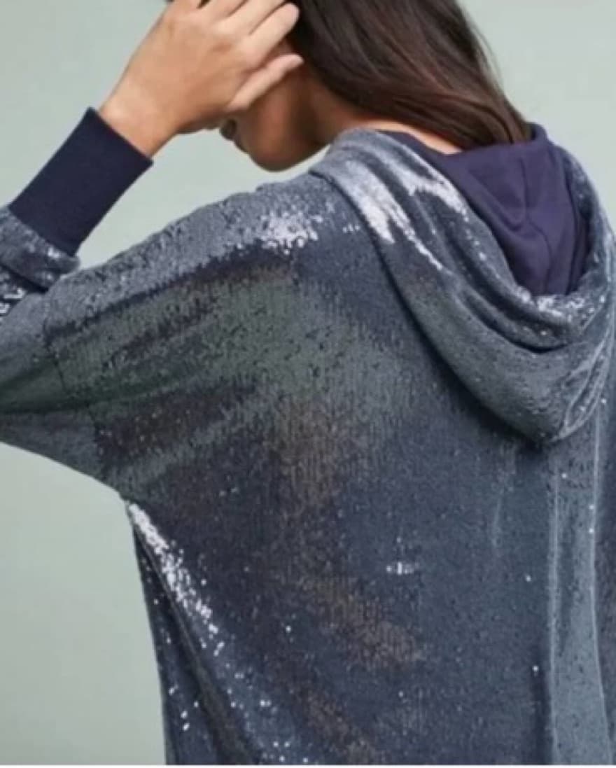 Vintage Sequin Hoodie - Image 4