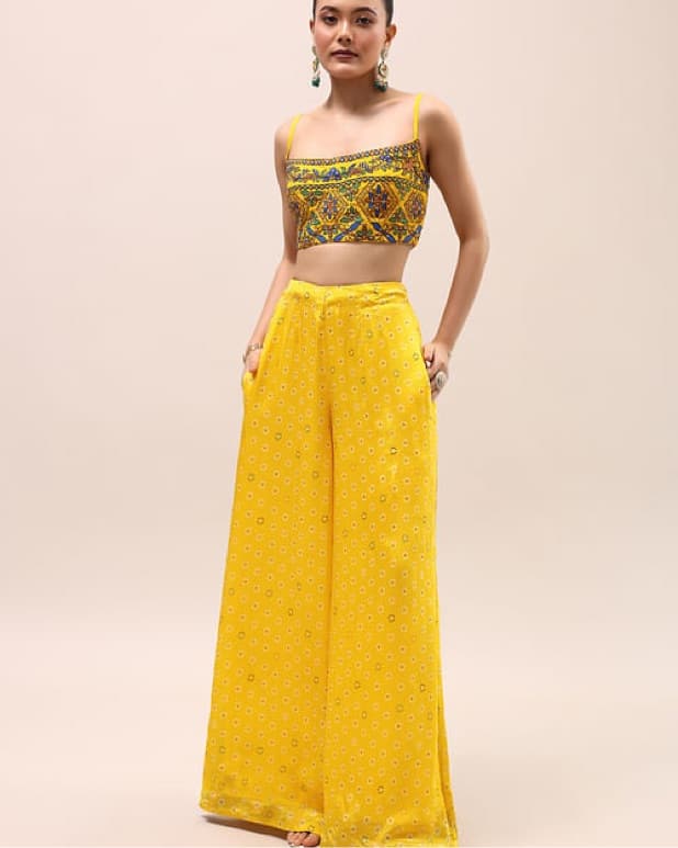 Yellow Indian Two Piece Set  - Image 2