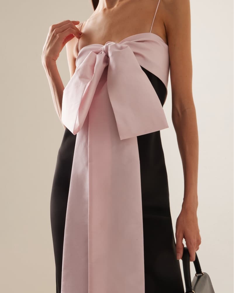 Bernadette bow Dress - Image 3
