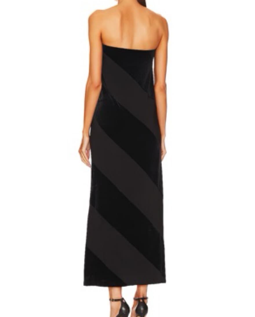 Norma Kamali Spiral Strapless Maxi Dress - Image 2