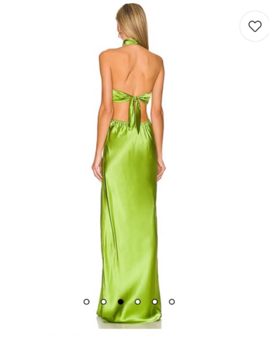 Green Amanda Uprichard Dress - Image 3