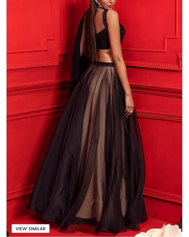 Mahima mahajan organza lehenga - Image 3