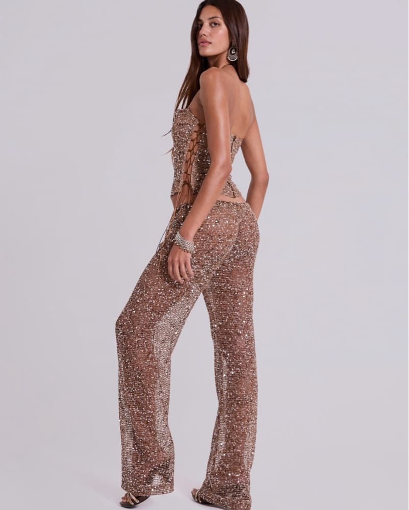 Jaded London Sequined Matching Set - Image 2