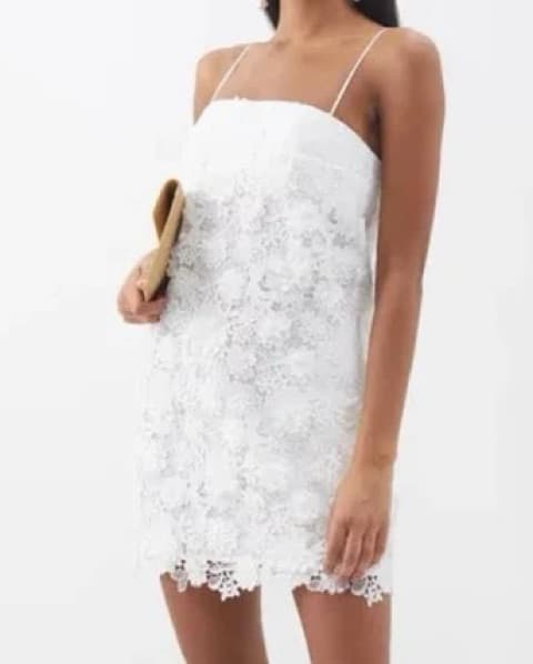 Zimmermann Raie Floral Lace Dress - Image 3