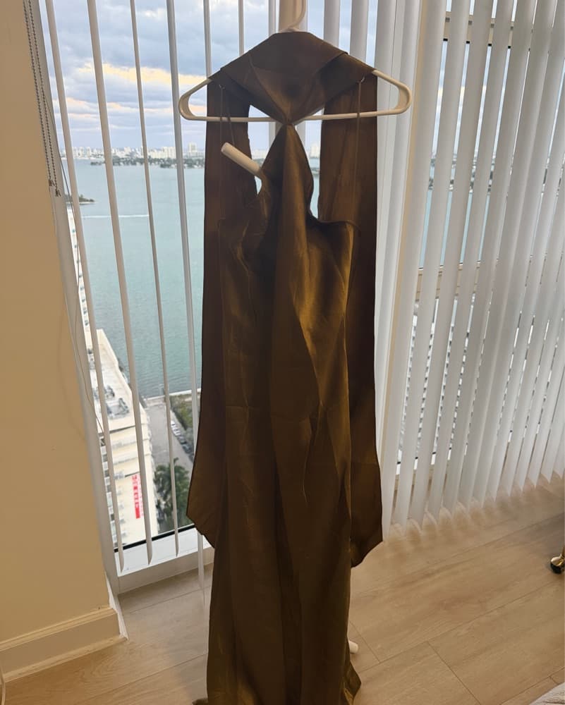 Formal Revolve X Ashton Maxi Dress Olive - Image 3