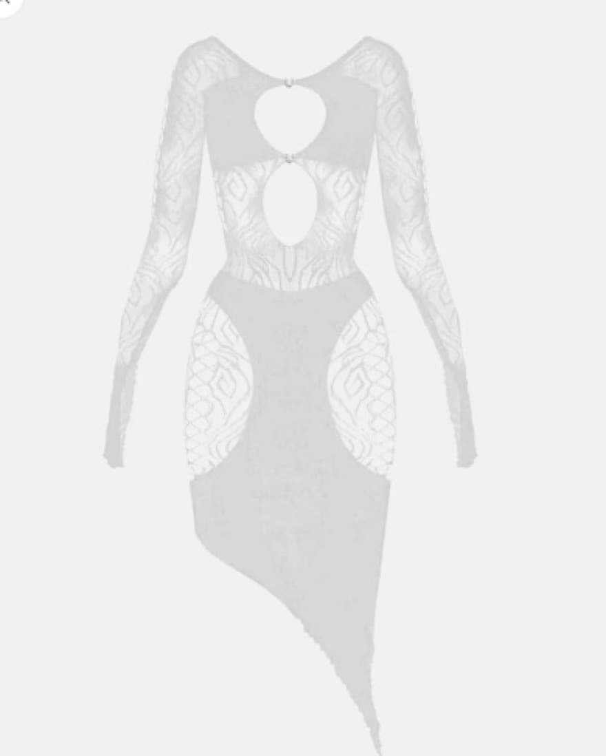 Poster Girl charlotte Dress In Bone - Image 1