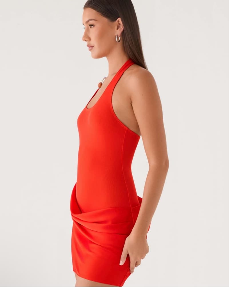 Olandria Mini Dress - Tangerine  - Image 5