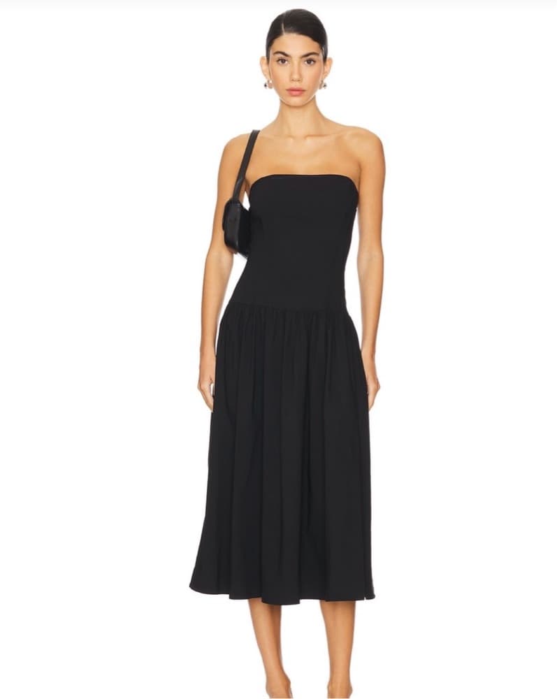 WeWoreWhat Black Corset Dress - Image 1