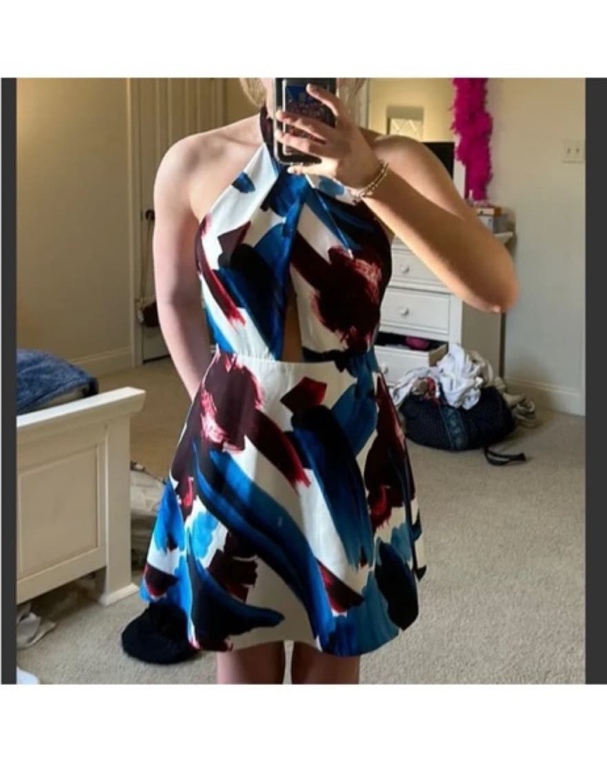 Stylestalker Mutlicolored Backless Dress - Image 1