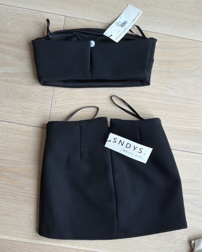 SNDYS black skirt set, Xs - Image 3