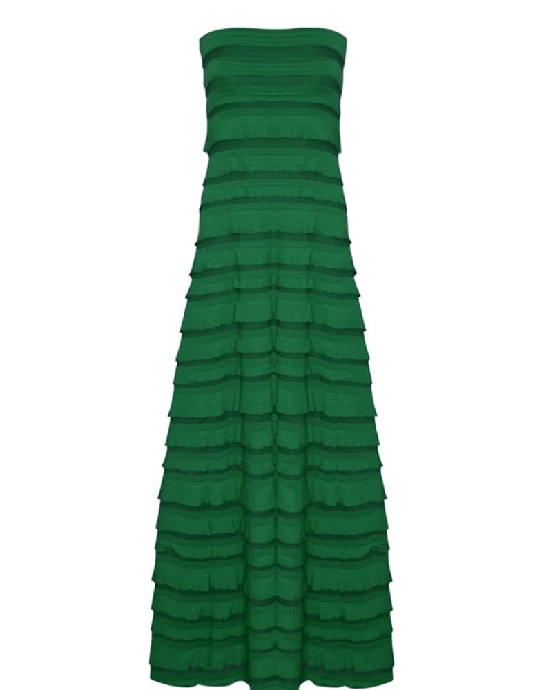 Sacha Drake Maddison Dress In Emerald - Image 1