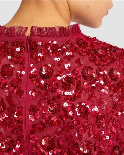 Long Sleeve Red Holiday Mini  - Image 3