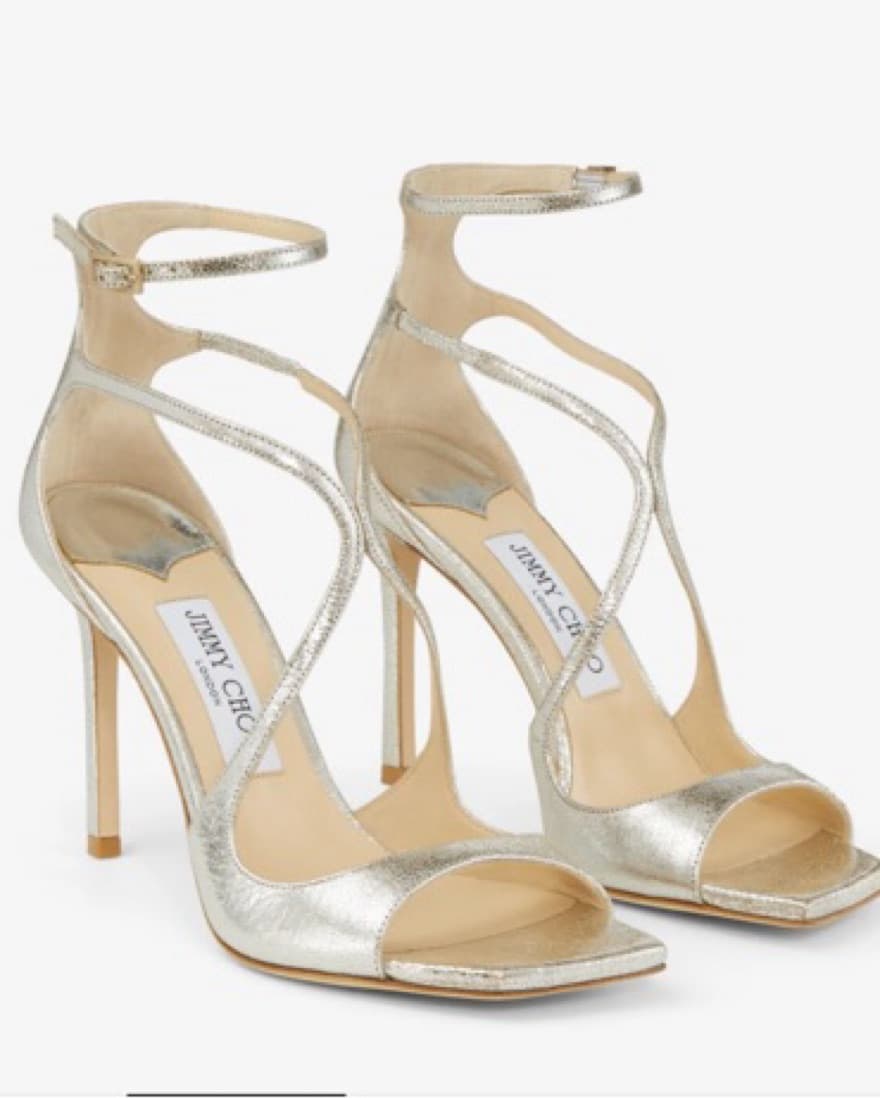 Jimmy Choo Silver Heels - Image 1