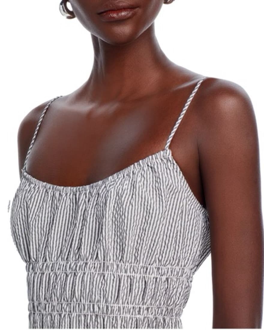 Wayf Smocked Dress - Image 4