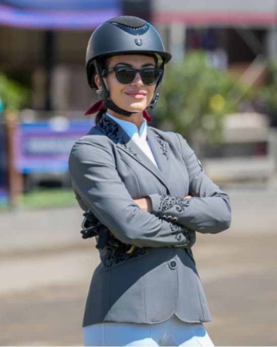 Equiline Gray Show Coat - Image 1