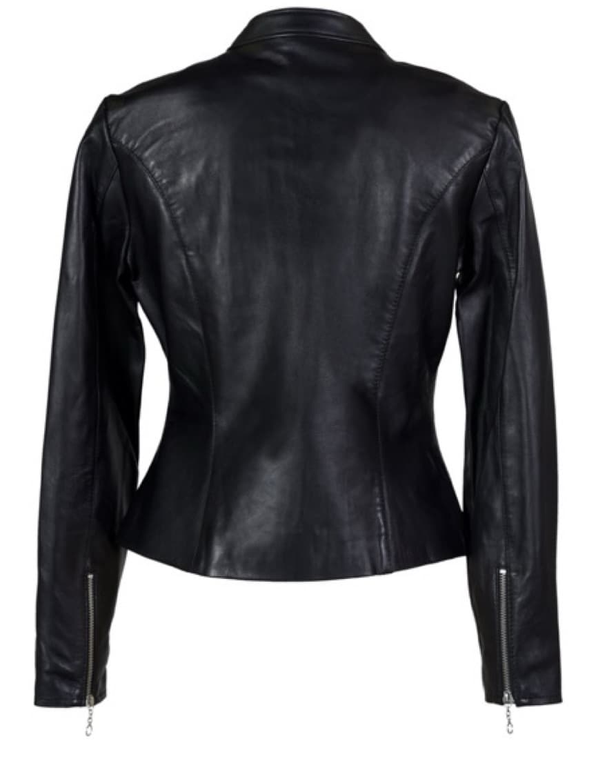 Schott Lambskin "Cafe" Leather Jacket - Image 4