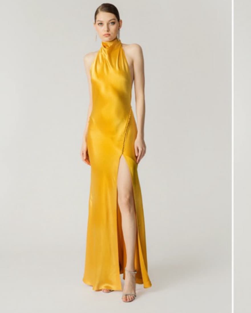 Glamorous Sunset Slit Gown - Image 3