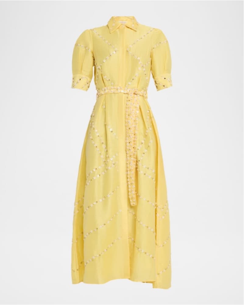 La Fuori Soleil Eyelet Embroidered Dress - Image 1