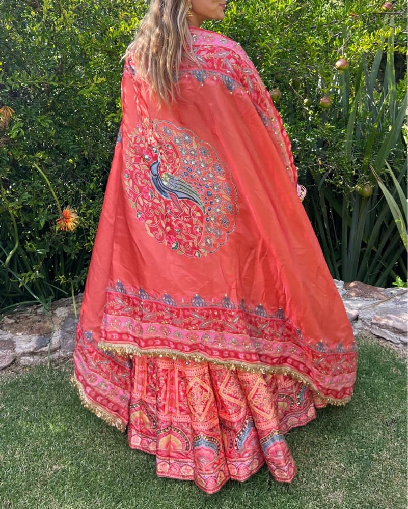 Coral Lehenga  - Image 2