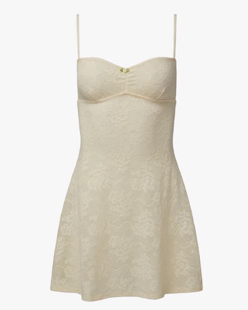 We Wore What Lace Mini Slip - Image 3