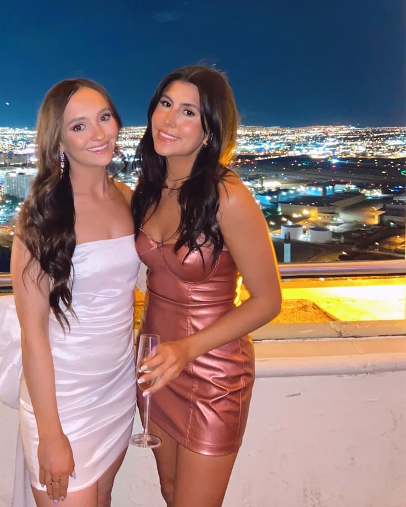 Superdown Metallic Mini Dress - Image 1