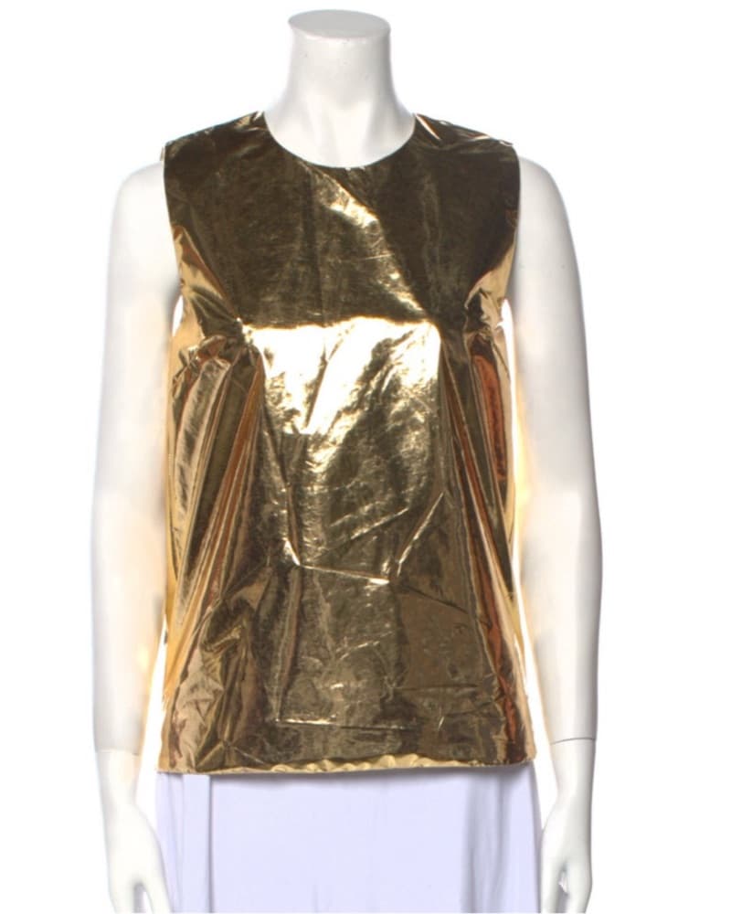 Metallic Gold Top - Image 1