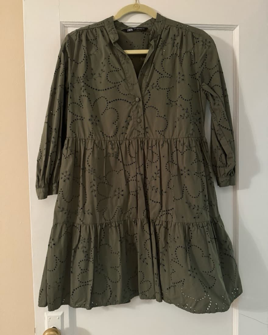 Zara Eyelet Dress - Image 4