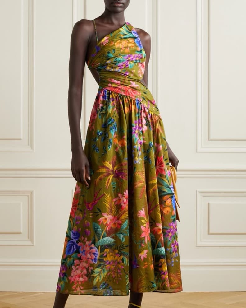 Zimmerman Linen Cut Out Dress - Image 2