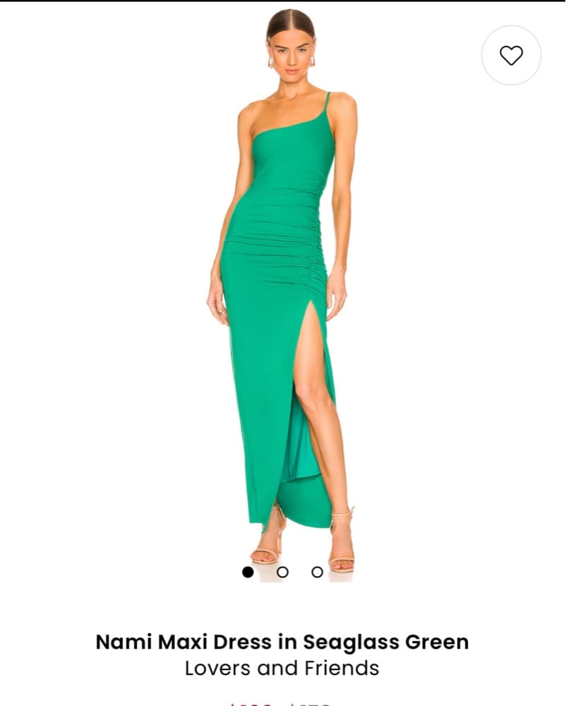 LOVERS + FRIENDS NAMI MAXI DRESS IN SEAG - Image 2