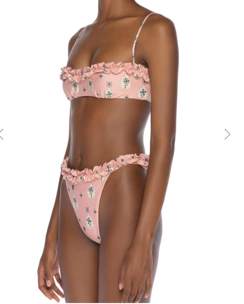 Charming Ruffled Bikini Top - Image 4