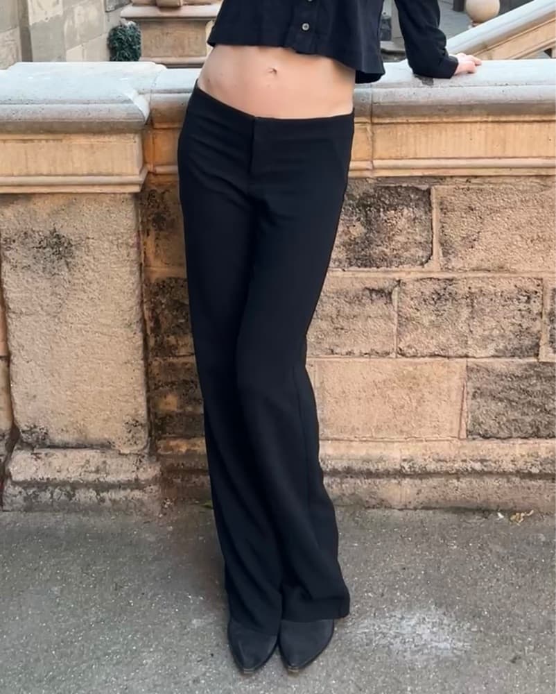 Reformation Vida Low Rise Straight Pants - Image 1
